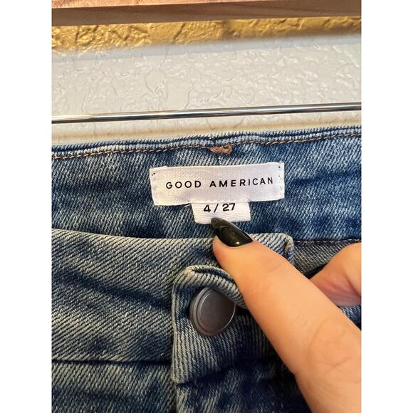 GOOD AMERICAN Good Classic Indigo Skinny Jean 27 Stretch Denim High Rise - Picture 7 of 11